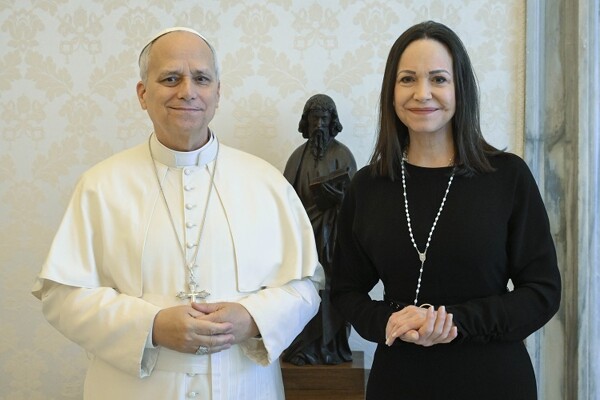 Pope Leo XIV Meets Venezuelan Opposition Leader in Vatican