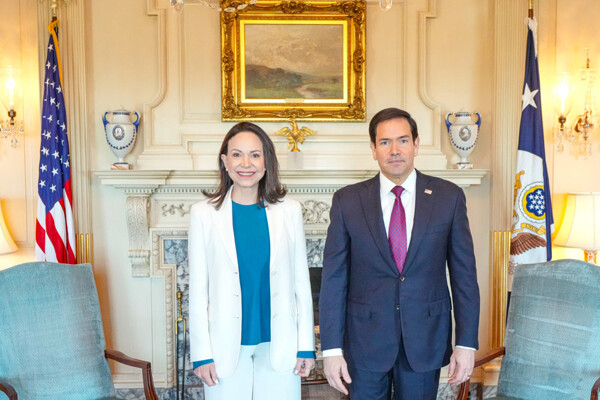 María Corina Machado Describes Her Meeting with Marco Rubio as 'Excellent'